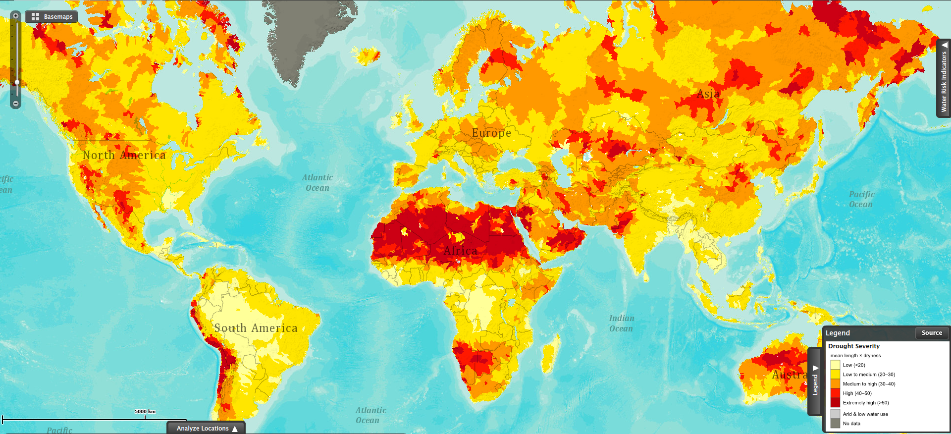 Dryness Of The Droughts IndexMundi Blog