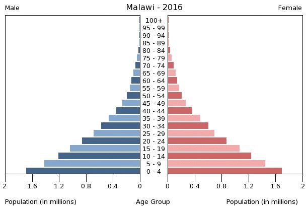 Malawi Age Structure Demographics