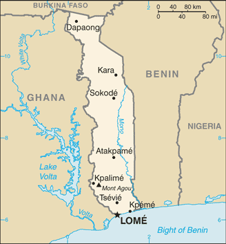 Togo Location