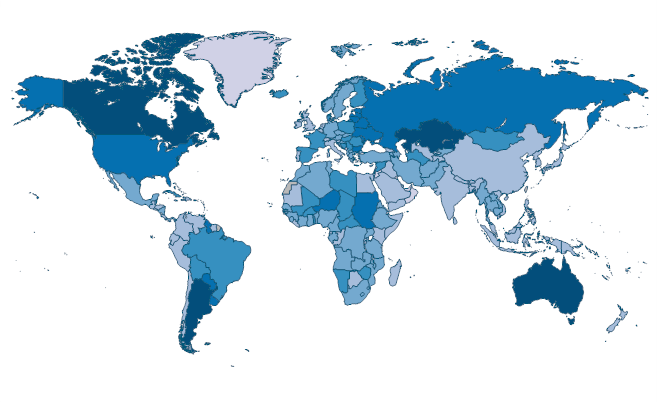 Arable Land hectares Per Person By Country