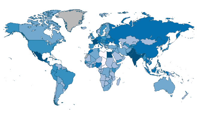 Personal remittances, received (current US$) by Country