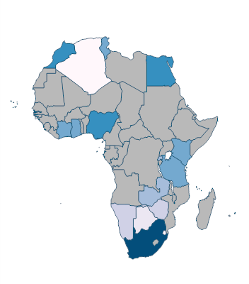 Market capitalization of listed domestic companies (current US$) - Africa