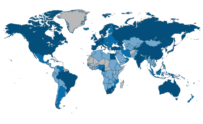 PFC gas emissions (thousand metric tons of CO2 equivalent) by Country