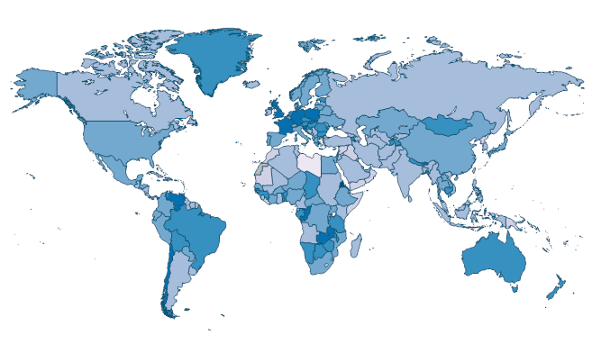 Terrestrial and marine protected areas (% of total territorial area) by ...