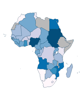 Bank liquid reserves to bank assets ratio (%) - Africa