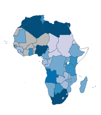 Total reserves minus gold (current US$) - Africa