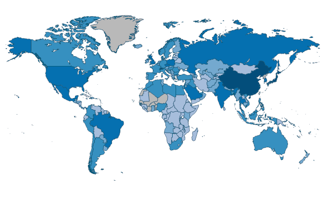 Total reserves minus gold (current US$) by Country