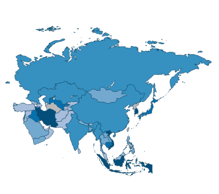 Net foreign assets (current LCU) - Asia