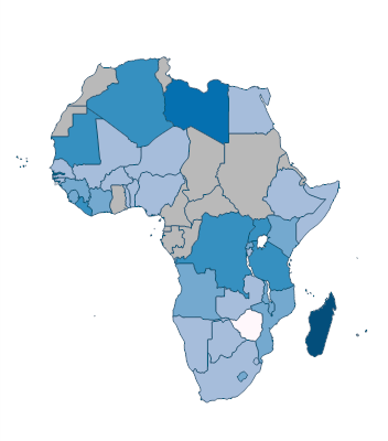 Real interest rate (%) - Africa