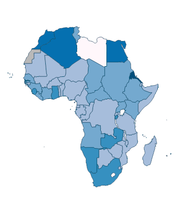 Claims on central government, etc. (% GDP) - Africa