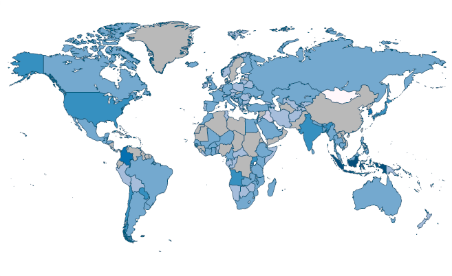 Net incurrence of liabilities, total (current LCU) by Country