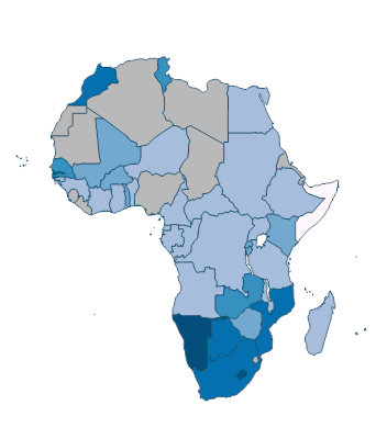 Tax revenue (% of GDP) - Africa