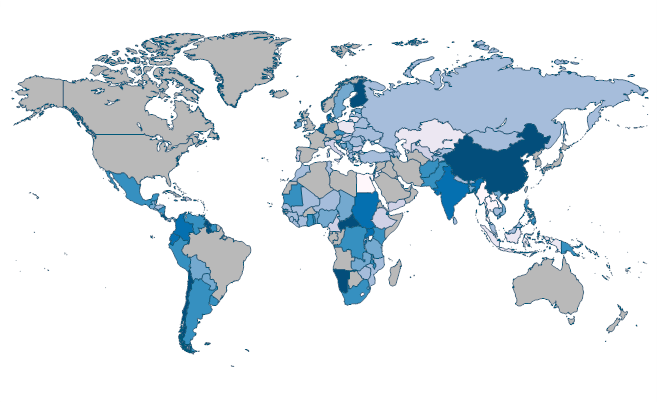 Firms that spend on R&D (% of firms) by Country