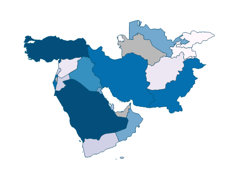 Gross value added at factor cost (constant 2010 US$) - Middle East