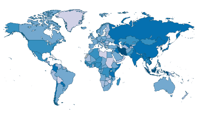 GDP (constant LCU) by Country