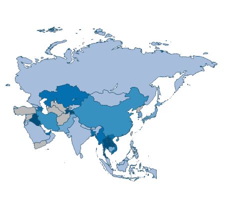 GNI growth (annual %) - Asia