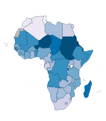 Prevalence of underweight, weight for age, female (% of children under ...