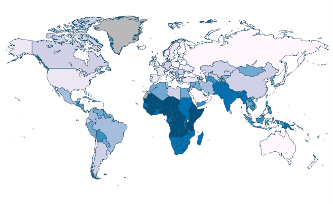 Mortality rate attributed to unsafe water, unsafe sanitation and lack ...