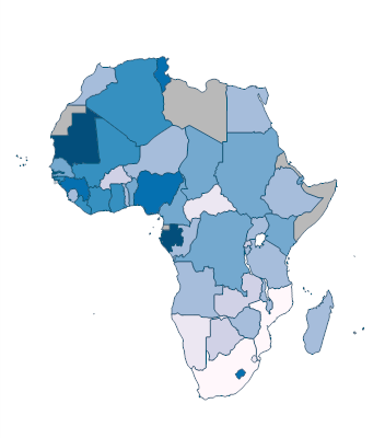 Income share held by fourth 20% - Africa