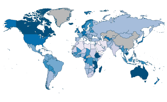 Employment to population ratio, ages 15-24, female (%) (national ...