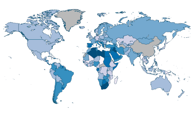 Unemployment, youth female (% of female labor force ages 15-24 ...