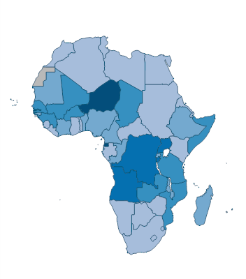 Population growth (annual %) - Africa