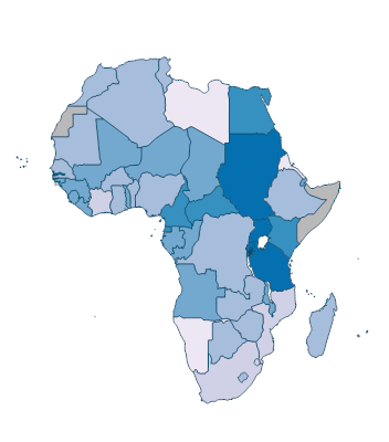 Tariff rate, most favored nation, weighted mean, primary products ...