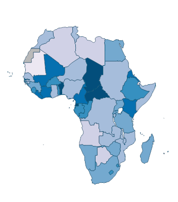 Agricultural raw materials exports (% of merchandise exports) - Africa