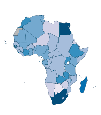 Cereal yield (kg per hectare) - Africa