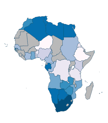 Electric Power Consumption (kwh Per Capita) - Africa