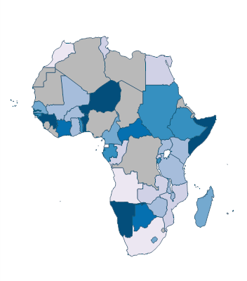 Taxes on international trade (% of revenue) - Africa