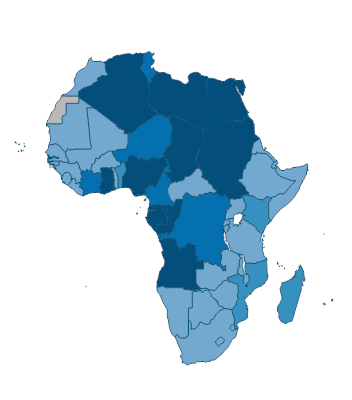 Oil rents (% of GDP) - Africa